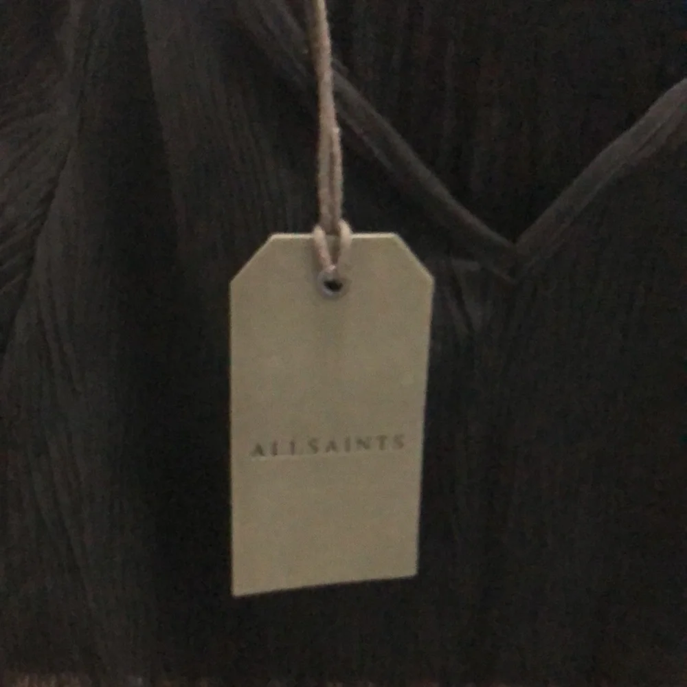 NWT, AllSaints  Thallo blouse , blk US sz 2 - Picture 11 of 11